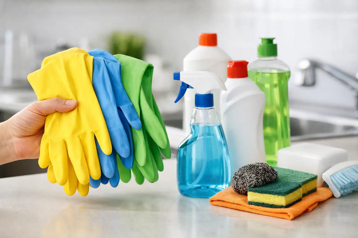 Beste Handschuhe für Haushaltschemie wählen