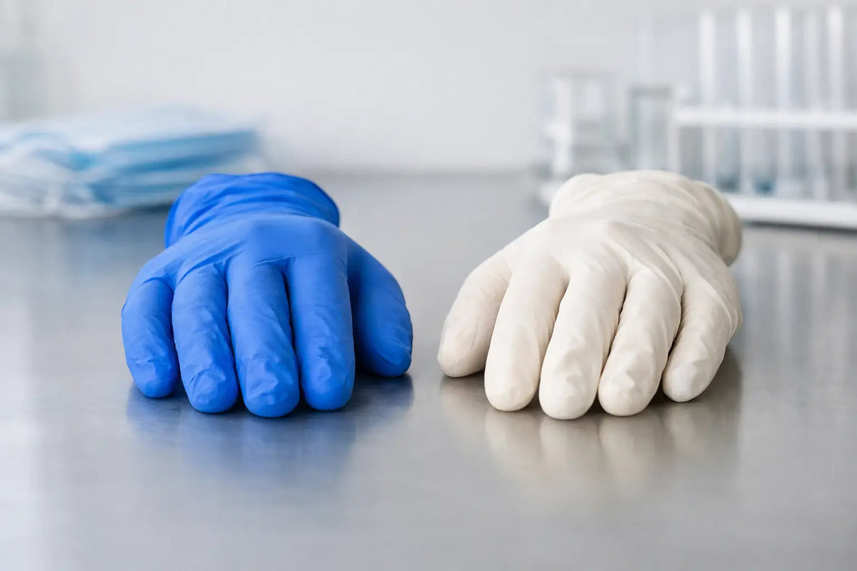Nitrilhandschuhe oder Latex - der Unterschied