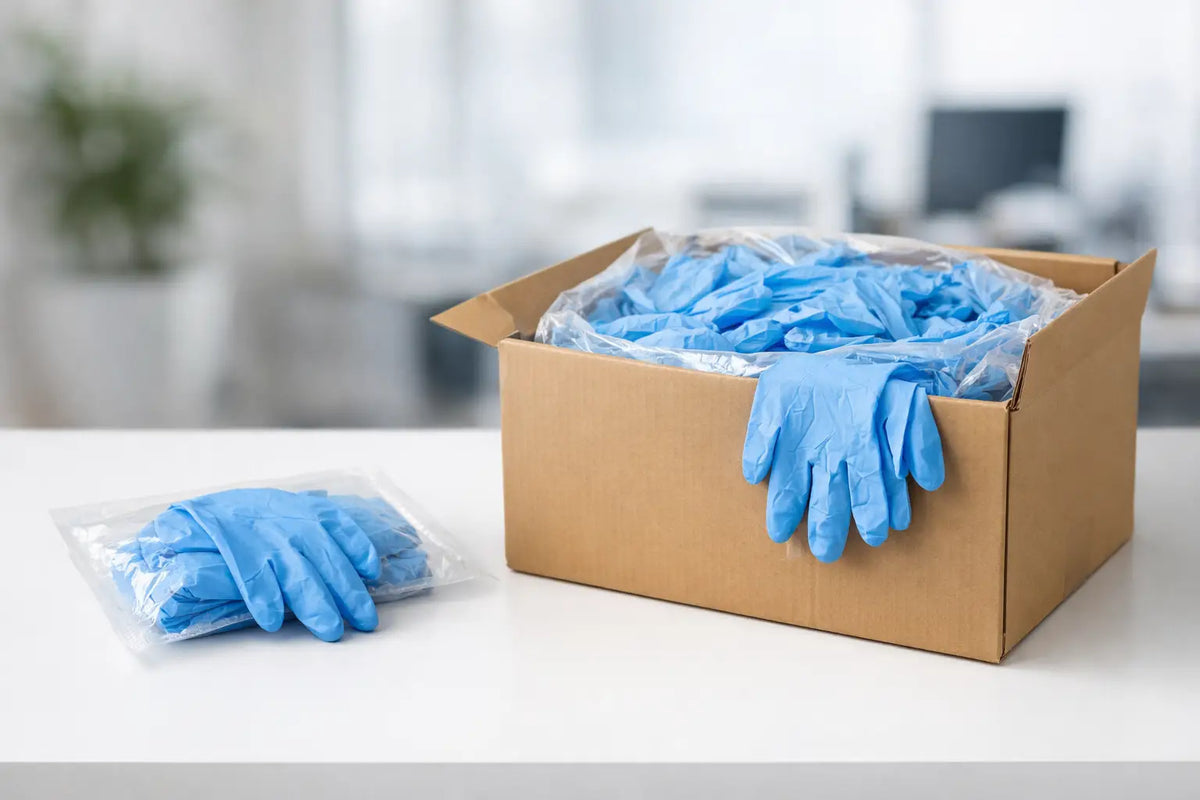 Einzelpackung oder Grosspackung Handschuhe?