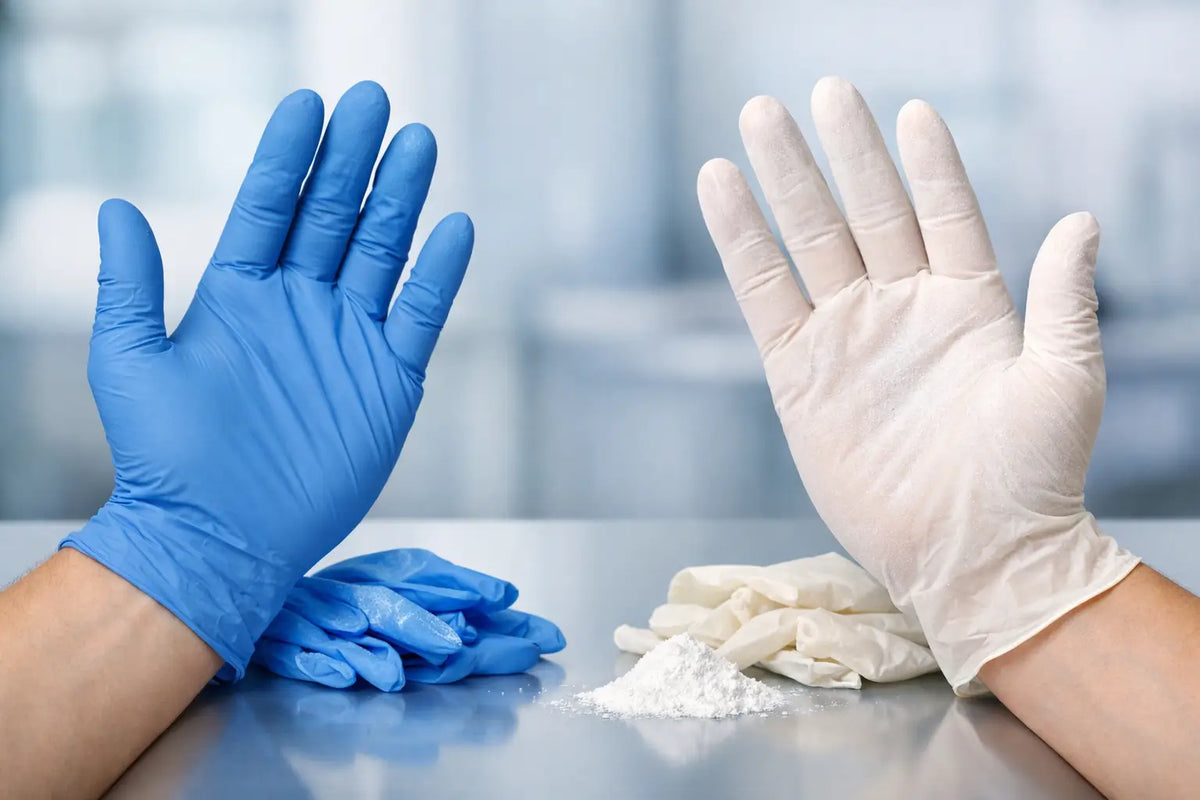 Puderfrei oder gepudert Handschuhe?