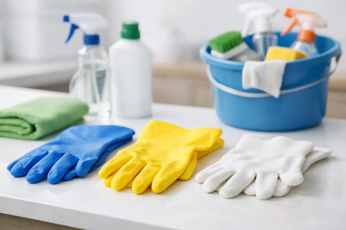 Welche Handschuhe für Reinigung passen?