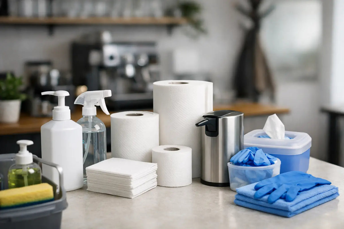Hygieneprodukte für kleine Betriebe wählen