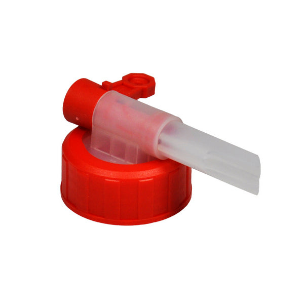 CLEAN and CLEVER Auslaufhahn – für Bidon DIN 45, rot (1 Stück)