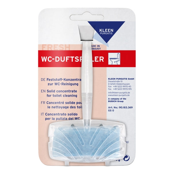 CLEAN and CLEVER WC-Duftspüler – Einhänger, Meeresfrischeduft, phosphatfrei, blau (22 Stück)