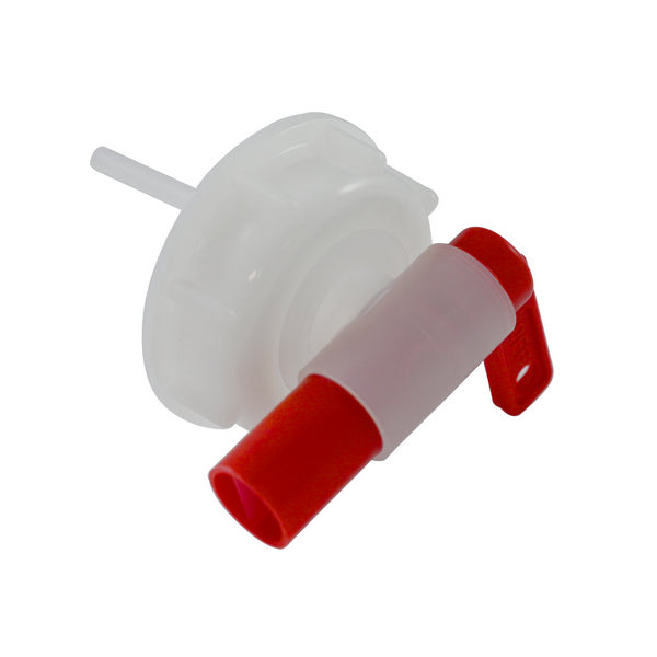 CLEAN and CLEVER Auslaufhahn – für Bidon DIN 61, rot (1 Stück)