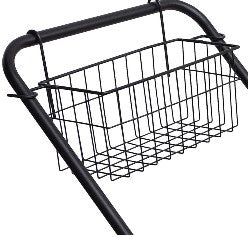CLEAN and CLEVER Ablagekorb für Doppelfahreimer – Metall, 44x15 cm (1 Stück)