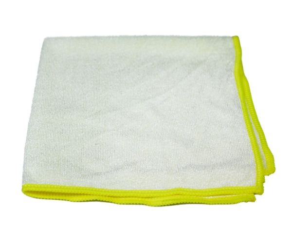 CLEAN and CLEVER Microfasertuch PRO 54 Flexy – 38 × 38 cm, 280 g/m², gelb (10 Stück)
