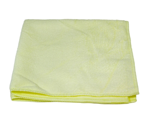 CLEAN and CLEVER Microfasertuch SMA 54 Frotty – 40 × 40 cm, 240 g/m², gelb (10 Stück)