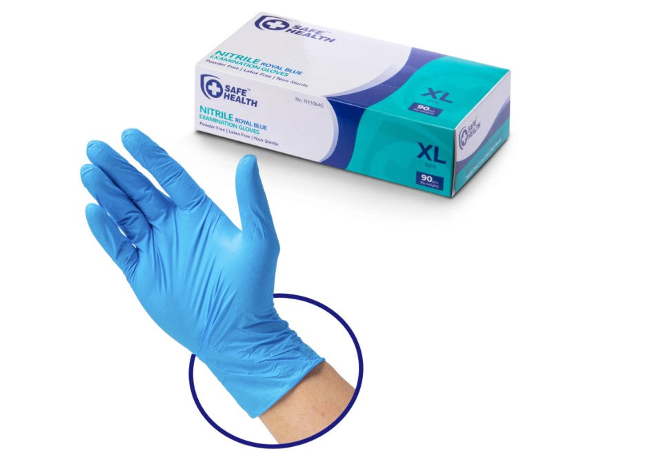 SAFE HEALTH - Nitril Handschuhe | Blau